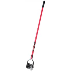 Truper Tru-Tough Steel Dual-Wheeled Rotary Edger 48 in. Fiberglass Handle