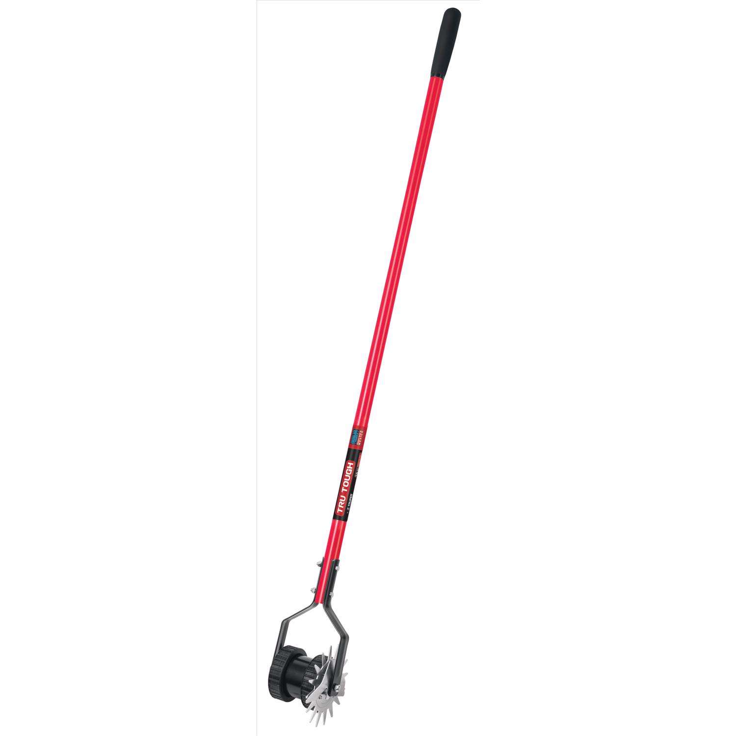 Truper TruTough Steel DualWheeled Rotary Edger 48 in. Fiberglass