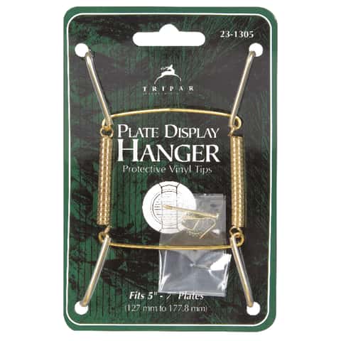 Plate Hangers - White Vinyl Wire-Extra Large - 10-14 (dinner