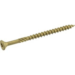 #7 x 3 Bronze Star Exterior Coated Tiny Finish Head Wood Screw Torx/Star Head (1 Pound - 118 Apx. Screws) - Finish Head Exterior Coated Torx/Star