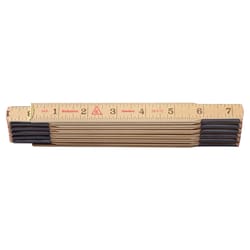 Hultafors 78 in. L Wood Folding Rule Metric and SAE