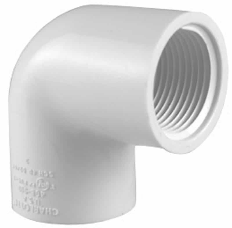 Charlotte Pipe Schedule 40 1 in. FPT x 1 in. Dia. FPT PVC Elbow Ace