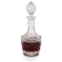 TWINE Chateau 26 oz Clear Crystal Wine Decanter