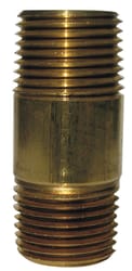 JMF Company 1/8 in. MPT 1/8 in. D MPT Brass Nipple 2 in. L