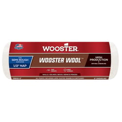 Wooster Wool Lambskin 9 in. W X 1/2 in. Regular Paint Roller Cover 1 pk
