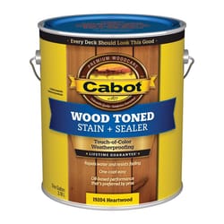Cabot Wood Toned Low VOC Transparent Heartwood Oil-Based Deck and Siding Stain 1 gal