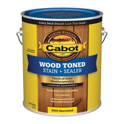 Cabot Wood Toned Low VOC Transparent Heartwood Oil-Based Deck and Siding Stain 1 gal