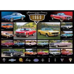 Eurographics American Cars of the 1960s Jigsaw Puzzle Multicolored 1000 pc