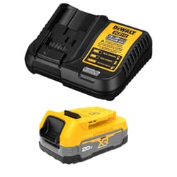 DeWalt 20V MAX XR POWERSTACK DCBP034C 1.7 Ah Lithium-Ion Compact Battery and Charger Starter Kit 2 p