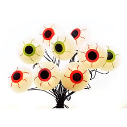 Celebrations Warm White LED Prelit Eyeballs/Bats/Pumpkins/Flying Ghosts Lights