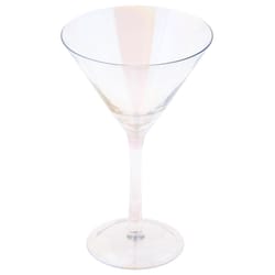 Karma Mid Century Clear Glass Martini Glass 1 pk