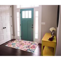 Linon Home Decor Alyea 5 ft. W X 3 ft. L Multi-Color Washable Polyester Area Rug