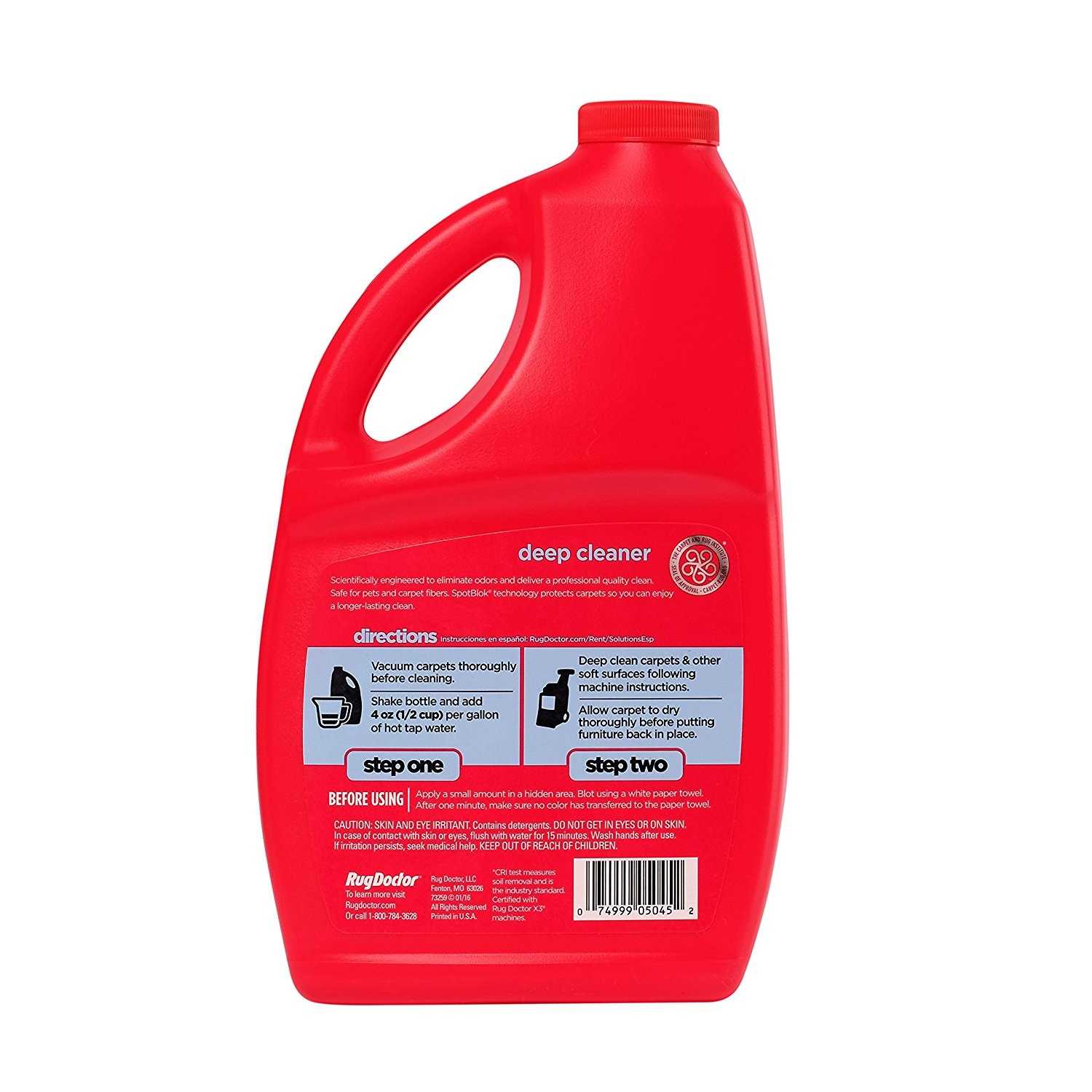 Rug Doctor Oxy Deep Cleaner Daybreak Scent Carpet Cleaner 48 Oz