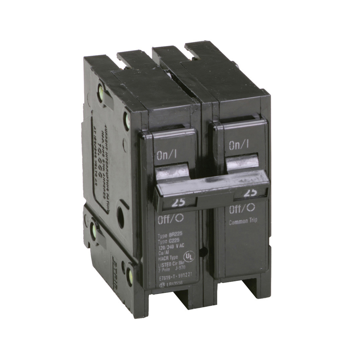 Eaton 25 amps Plug In 2-Pole Circuit Breaker
