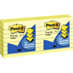 Post-it 3 in. W X 3 in. L Yellow Sticky Notes 6 pad