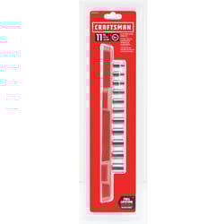 Craftsman 1/4 in. drive S Metric 6 Point Socket Set 11 pc