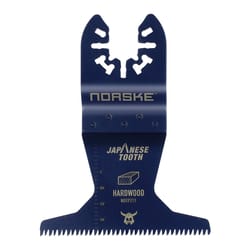 Norske Uni-Fit 2-3/4 in. Bi-Metal Japanese Tooth Oscillating Blade Hardwood 1 each