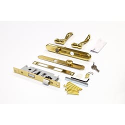 Larson Screen Away Bright Brass Gold Zinc Mortise Latch 1 pk