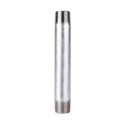 STZ Industries 3 in. MIP each X 3 in. D MIP Galvanized Steel 8 in. L Nipple