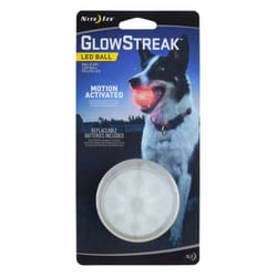 Nite Ize GlowStreak Red Rubber GlowStreak Glow Ball