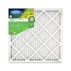 BestAir 20 in. W X 20 in. H X 1 in. D 8 MERV Pleated Air Filter 1 pk