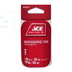 ACE 1.88 in. W X 30 yd L Packaging Tape 2 pk