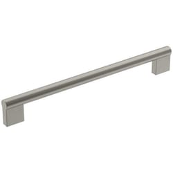 Amerock Versa Bar Cabinet Pull 8-13/16 in. Satin Nickel 1 pk