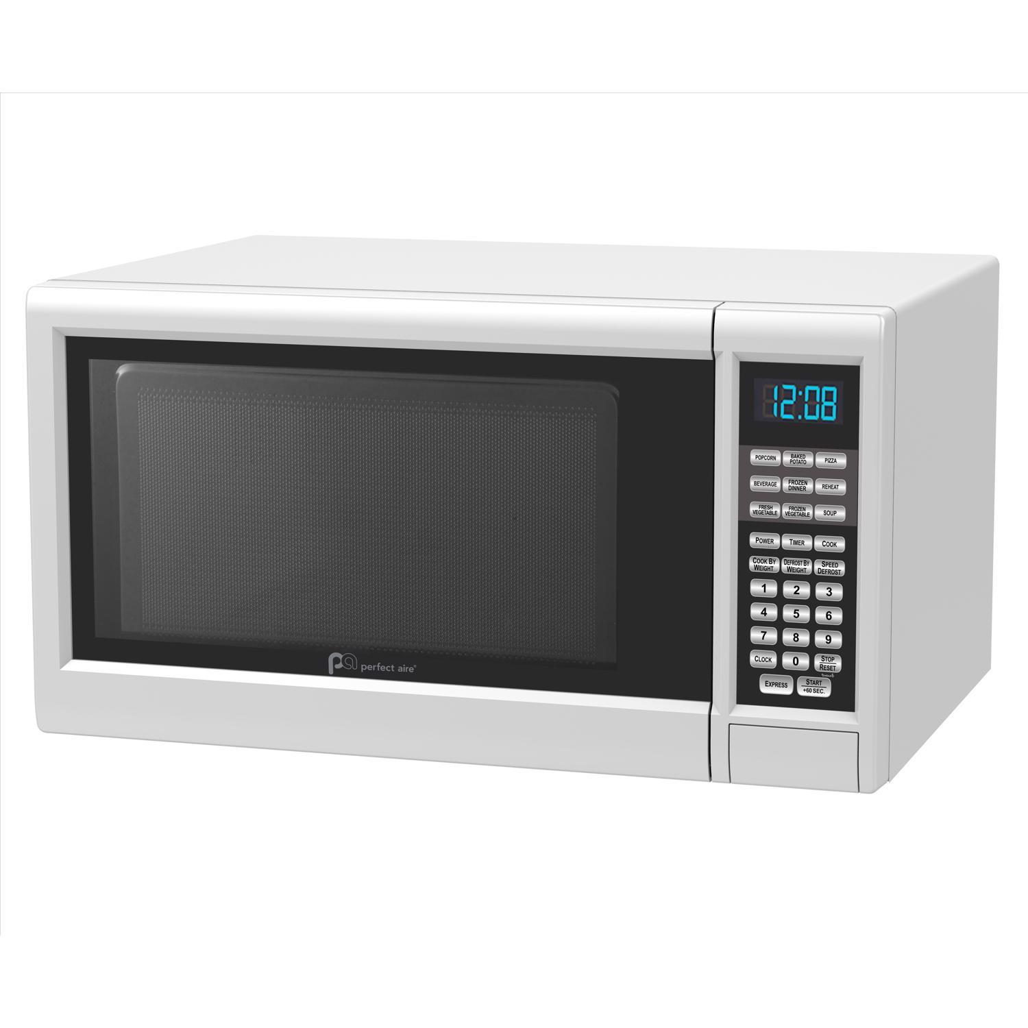 Perfect Aire 1.3 cu ft White Microwave 1000 W Sansujyuku sansujyuku.com