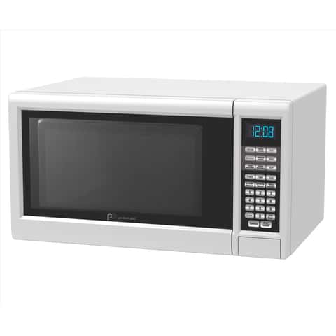 Simply Perfect 1.1 Cu. Ft. Stainless Steel Microwave Oven, Microwave Ovens, Furniture & Appliances