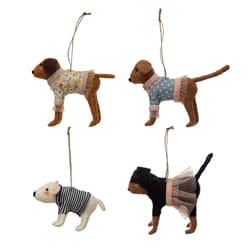 Creative Co-op Assorted Dog Ornament 3.5 in.