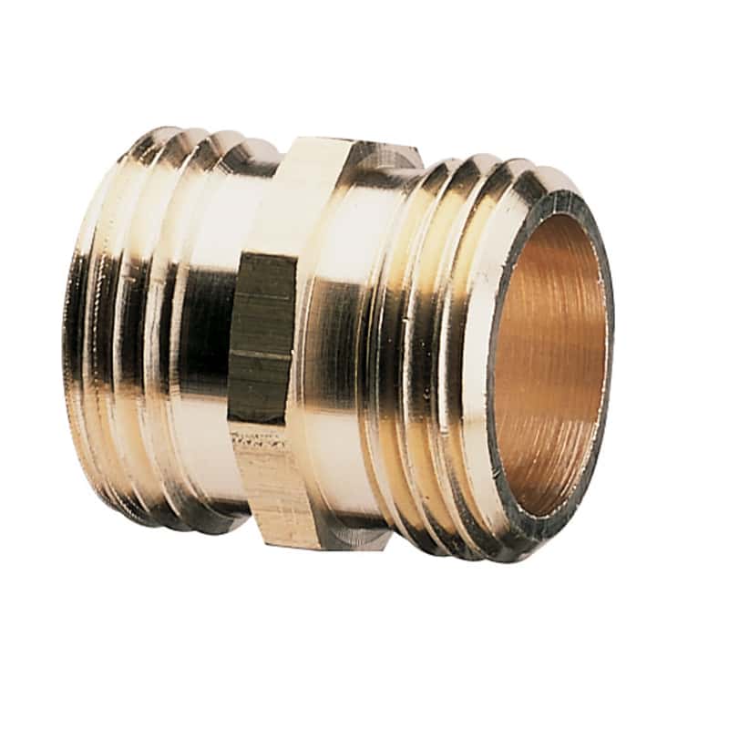 Gilmour 3/4 in. Brass Threaded Double Male Hose Connector Ace Hardware