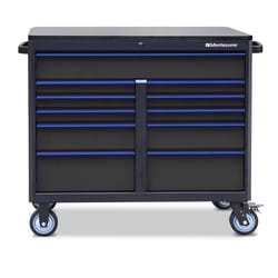 Montezuma 46 in. 11 drawer Steel Rolling Tool Cabinet 41.1 in. H X 24.6 in. D