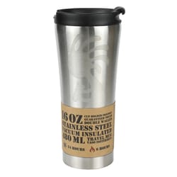 Aquapelli 16 oz Silver BPA Free Vacuum Insulated Bottle