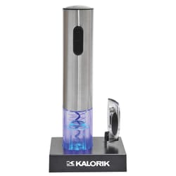 Kalorik Silver Stainless Steel Light-Up Electric Corkscrew