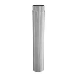 Imperial 5 in. D X 24 in. L Galvanized Steel Furnace Pipe