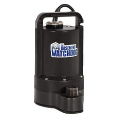The Basement Watchdog 1/3 HP 2200 gph Thermoplastic Switchless Switch Bottom AC Manual Utility Pump