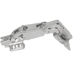 Laurey 2 in. W X 5 in. L Chrome Steel Cabinet Hinge 2 pk