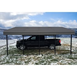 Arrow 20 ft. x 24 ft. Steel Horizontal Peak Carport without Floor Kit