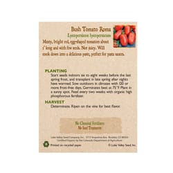 Lake Valley Seed Tomato Seeds