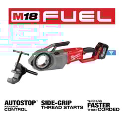 Milwaukee M18 FUEL 2 in. Pipe Threader Kit Black/Red 5 pc