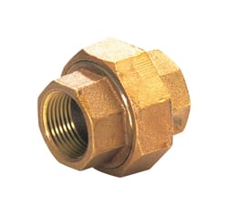 JMF Company 1-1/4 in. FPT 1-1/4 in. D FPT Red Brass Union