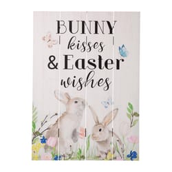 Glitzhome Easter Wall sign Wood 1 pc