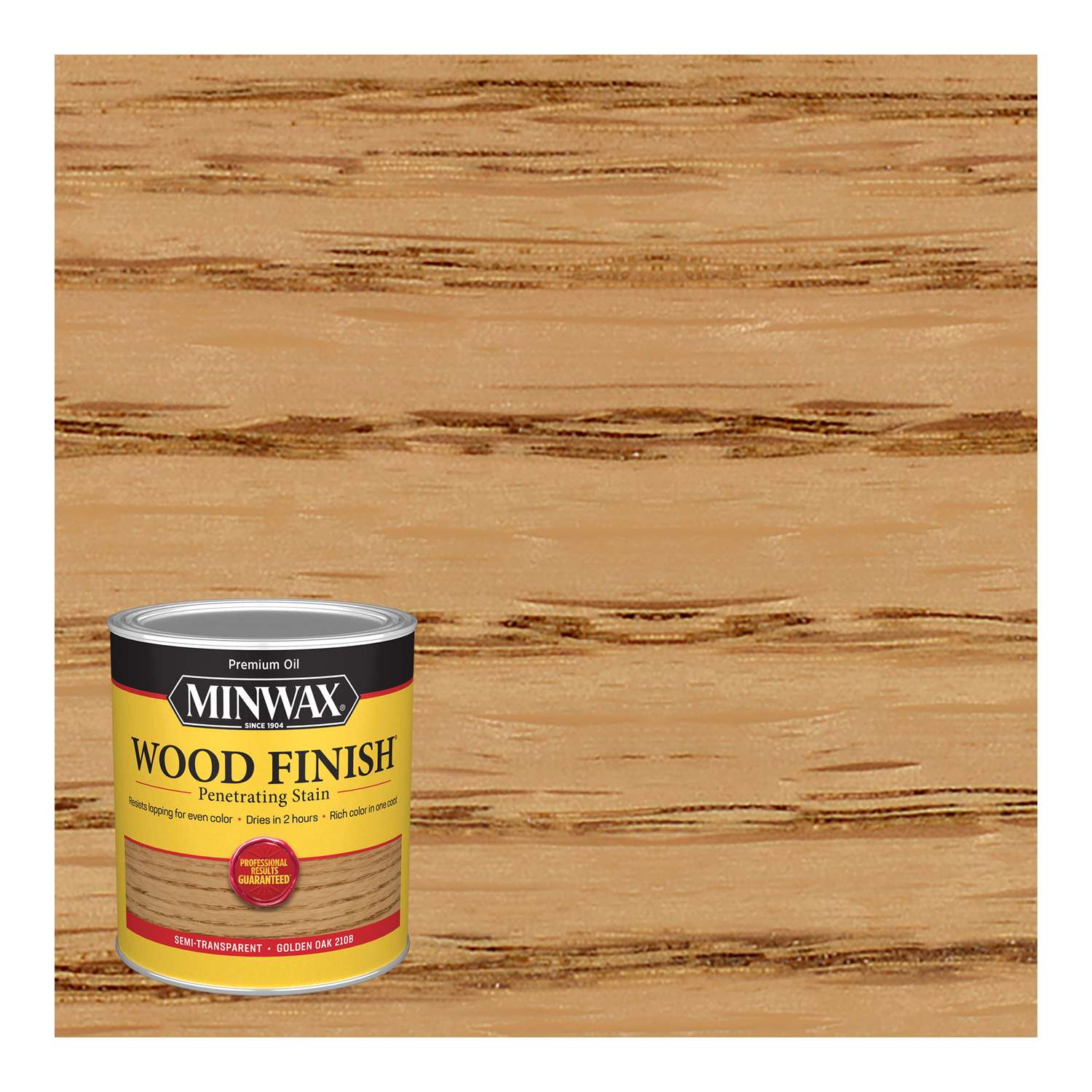 Minwax Wood Finish Semi-Transparent Golden Oak Oil-Based ...