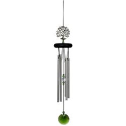 Woodstock Chimes Silver Aluminum 19 in. Tree of Life Wind Chime