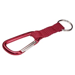 HILLMAN Steel Multicolored Carabiner with Strap Carabiner