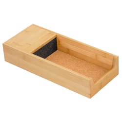 Totally Bamboo Natural Bamboo Knife Caddy