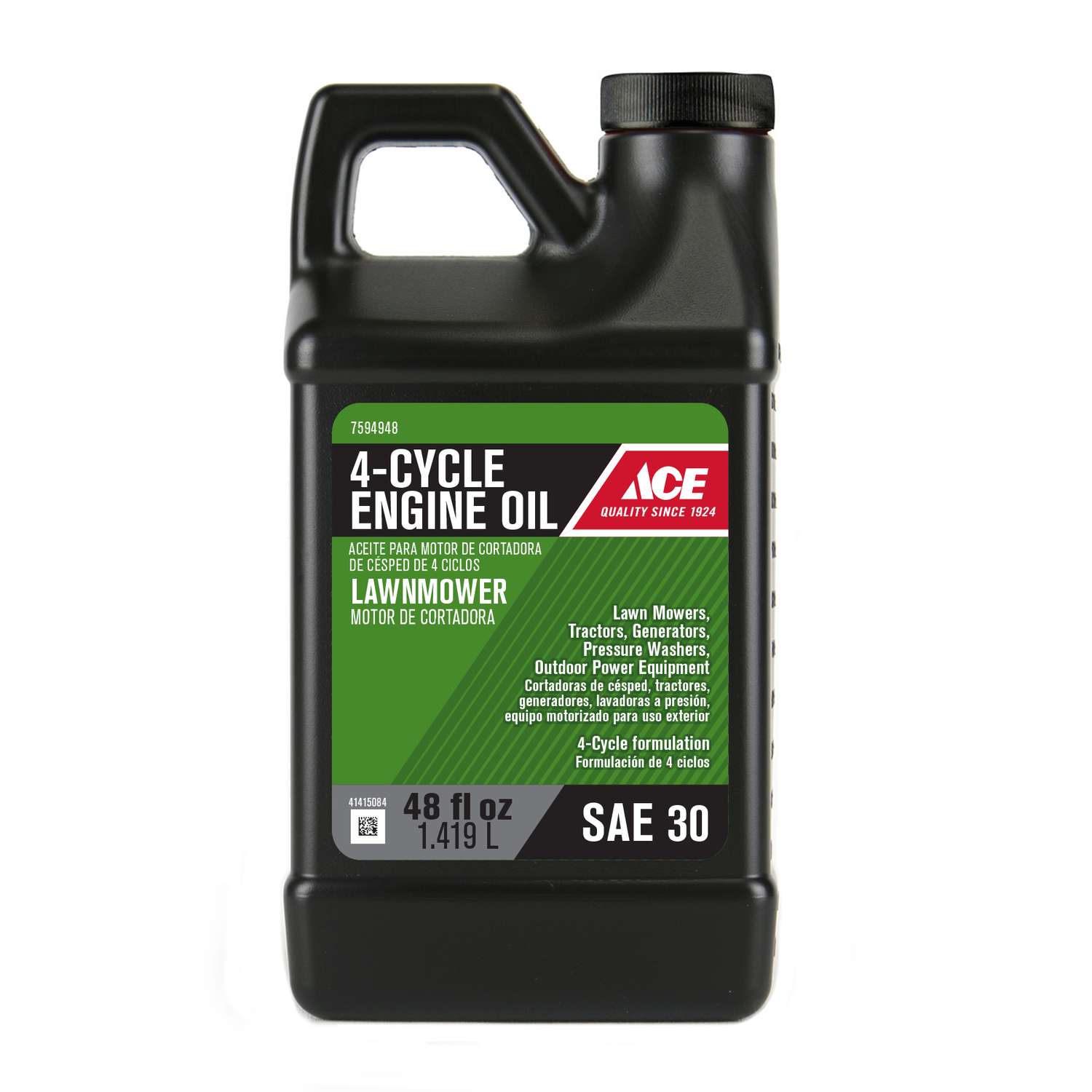 Ace SAE 30 4-Cycle Lawn Mower Motor Oil 48 oz. - Ace Hardware