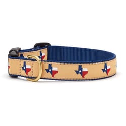 Up Country Blue Texas Nylon Dog Collar Small