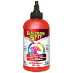 Unicorn Spit Flat Red Gel Stain and Glaze 8 oz