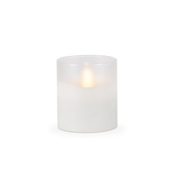 Everlasting Glow White No Scent Scent Flameless Hand Poured Candle